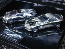 Chrome Bugatti Veyron & Mercedes SLR McLaren Twin Pack