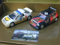 Classic Rallycross Ford RS2000 and Metro 6R4 Weathered Twin Pack