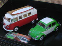 Sand and Surf VW Camper Van T1B and VW Beetle 1963